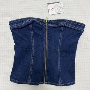 Denim Corset Style Top (no boning)